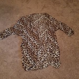 Women's dolman short sleeve kimono